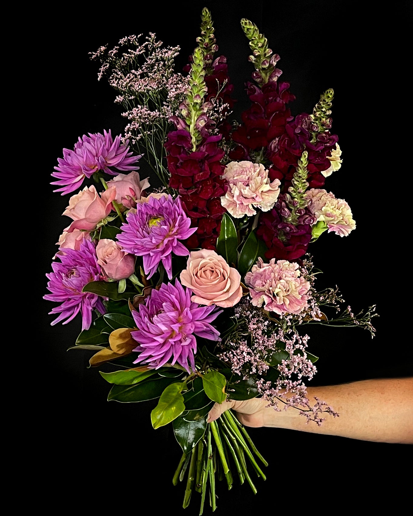 Pink and Purple flowers Crows Nest