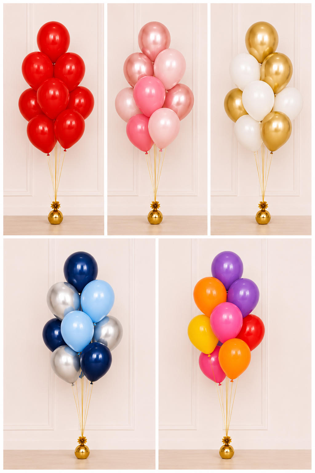 
                  
                    Classic Chrome Balloon Bouquet Various colour
                  
                