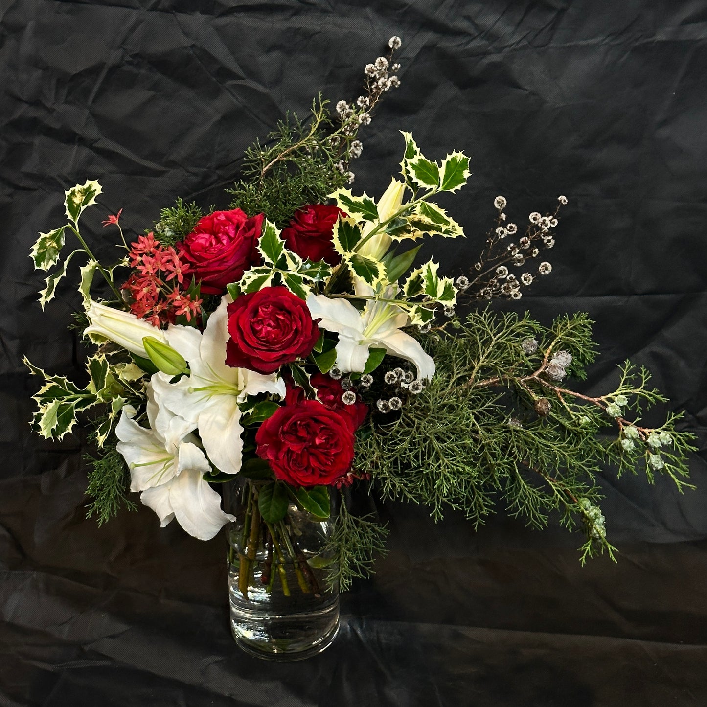 
                  
                    Christmas Gift Bouquet Flowers
                  
                