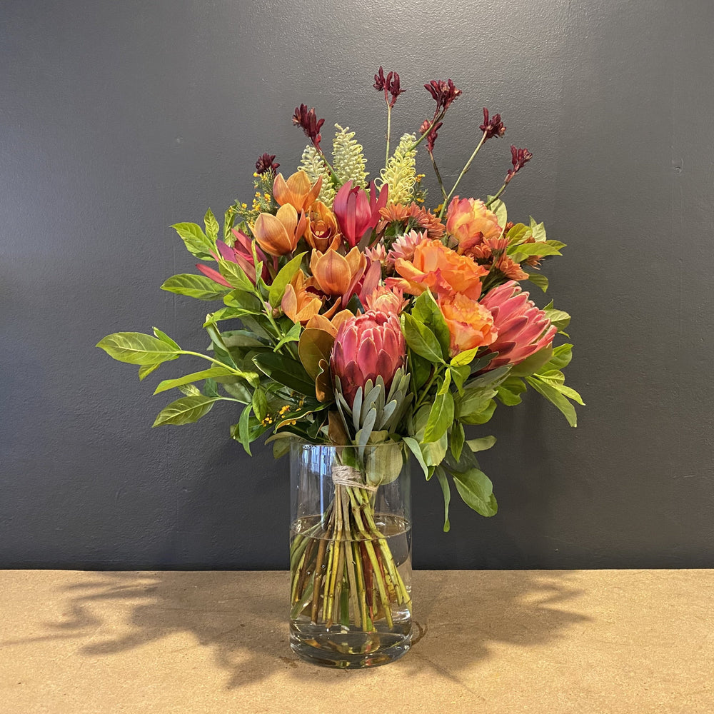 Gorgeous orange and red natives Flowers Same Day Delivery Sydney