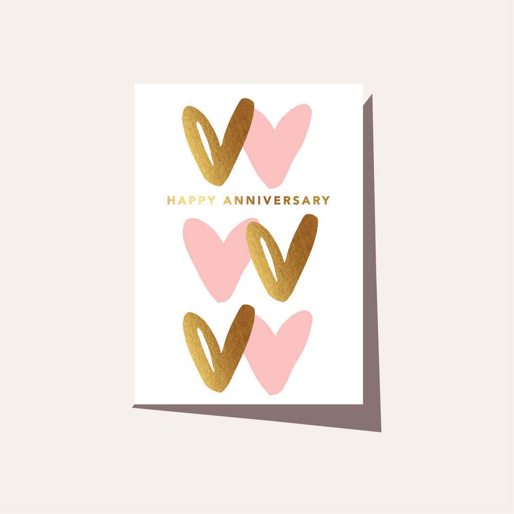 Gift Card - Happy Anniversary Hearts