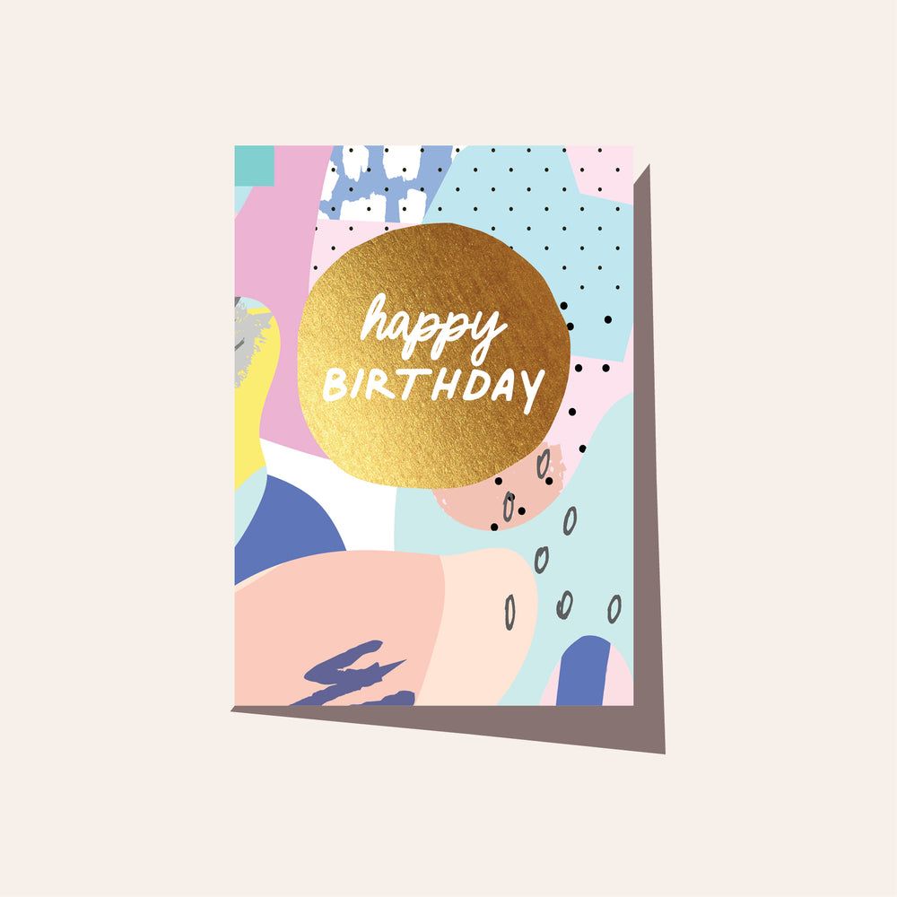 Gift Card - Happy Birthday Gold Spot