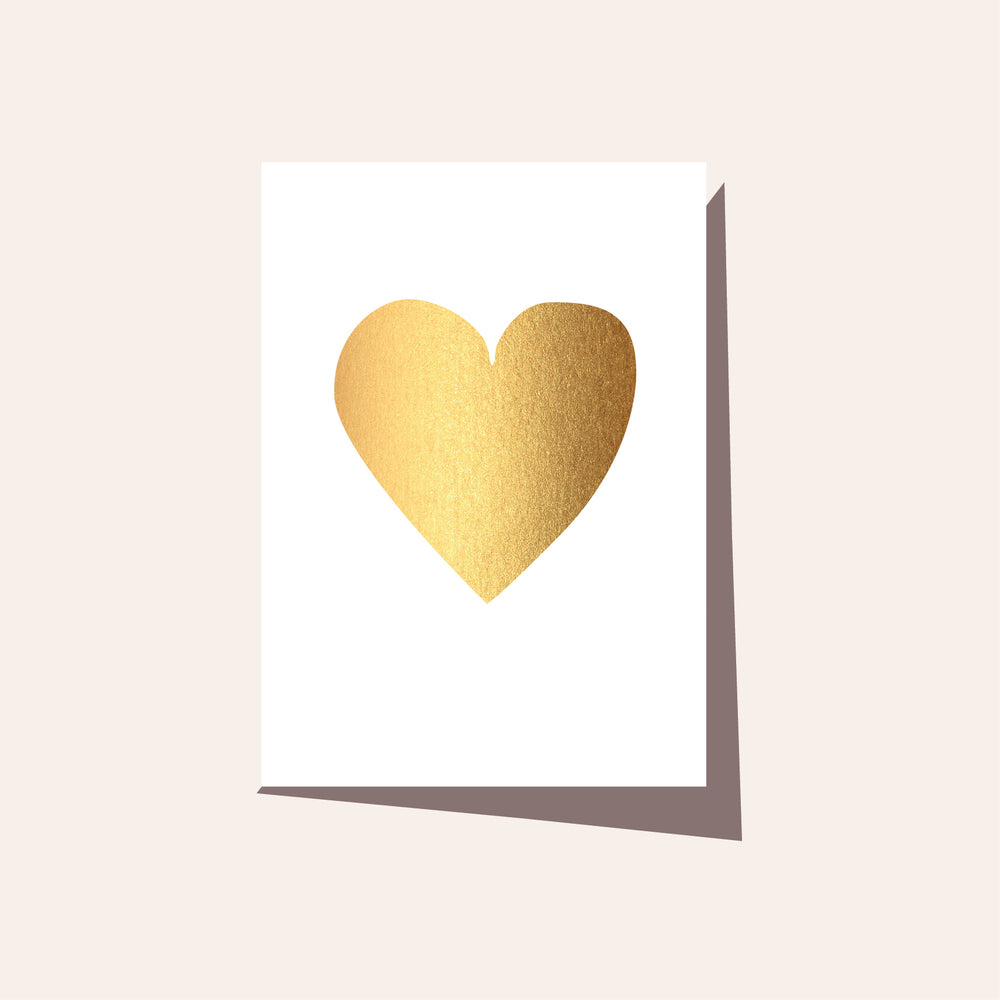 Gift Card - Gold Heart